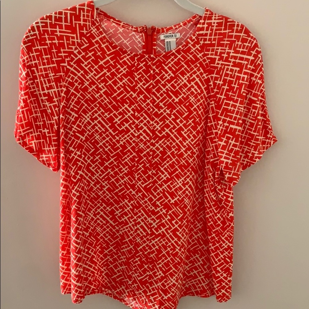 Red/orange blouse